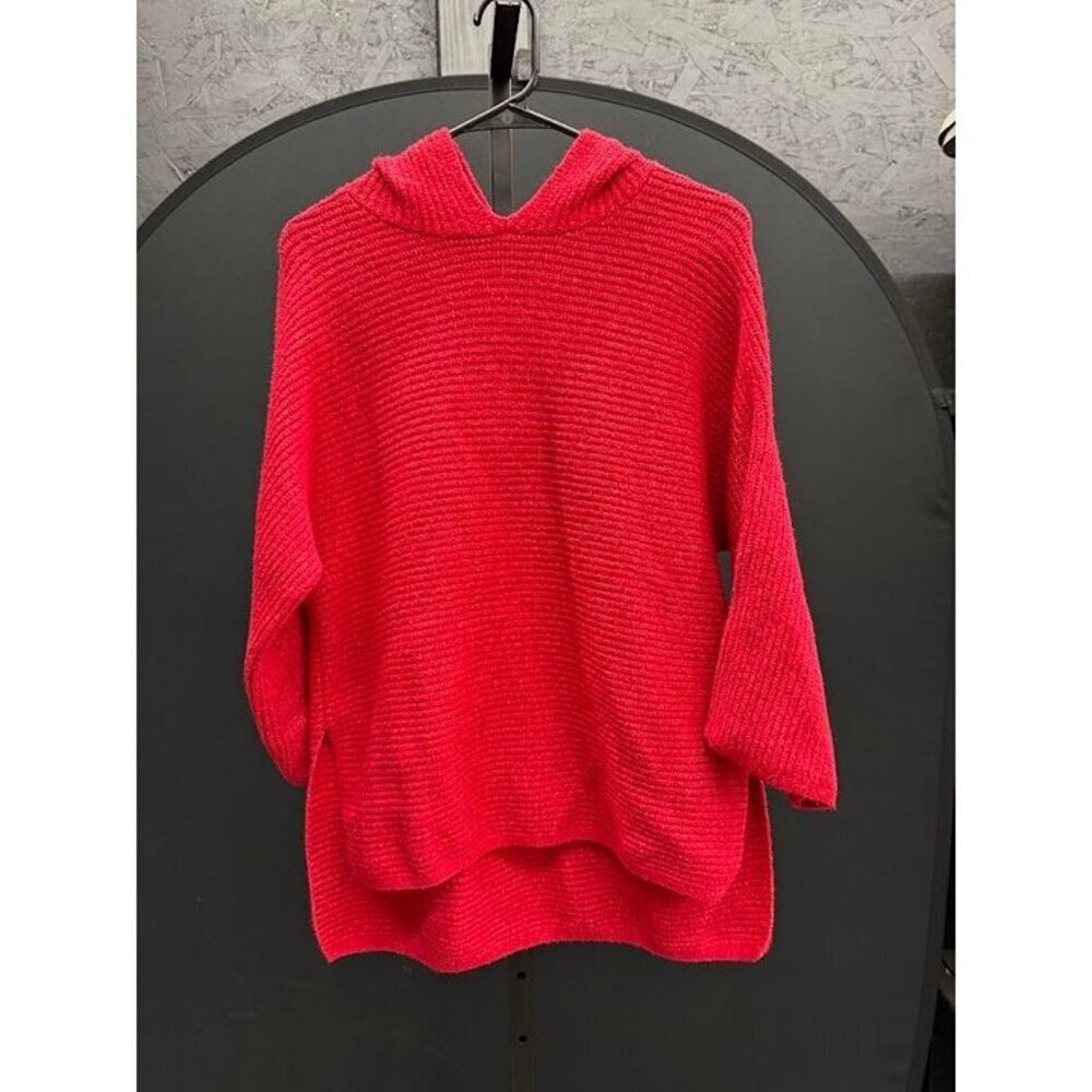 Old Navy Red Hooded Knit Sweater